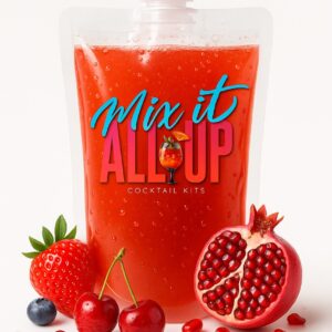 Red Cocktail Pouch - "Scarlet Temptation" - 200ml